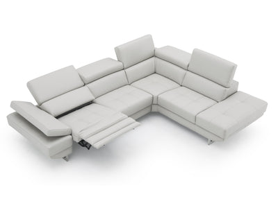 The Annalaise 117" / 93" Wide Leather Sectional