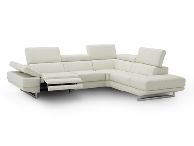 The Annalaise 117" / 93" Wide Leather Sectional