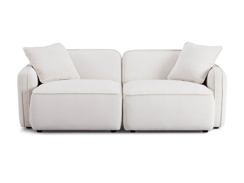 Travie 78" Wide Corduroy Velvet Loveseat