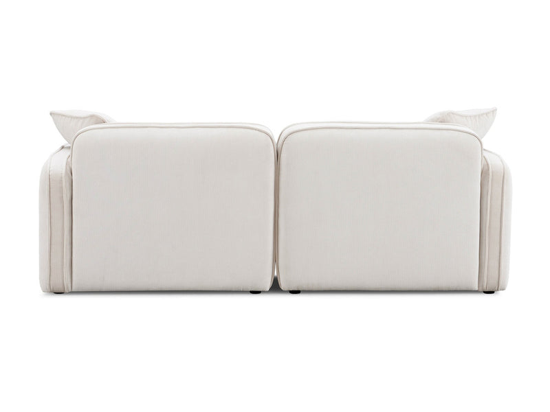 Travie 78" Wide Corduroy Velvet Loveseat