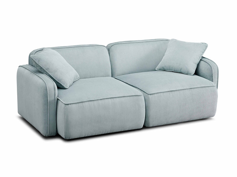 Travie 78" Wide Corduroy Velvet Loveseat