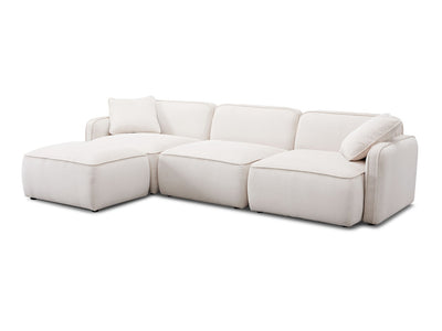Travie 111.9" Wide Corduroy Velvet Modular Sectional