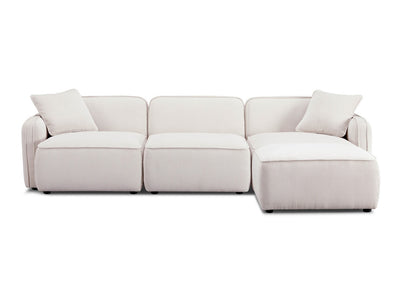 Travie 111.9" Wide Corduroy Velvet Modular Sectional