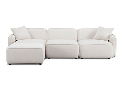 Travie 111.9" Wide Corduroy Velvet Modular Sectional