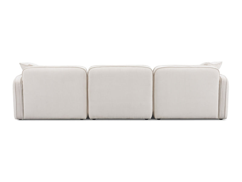Travie 111.9" Wide Corduroy Velvet Modular Sectional