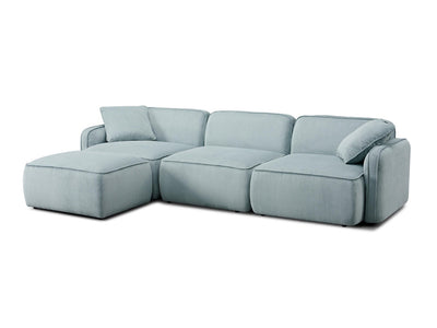 Travie 111.9" Wide Corduroy Velvet Modular Sectional
