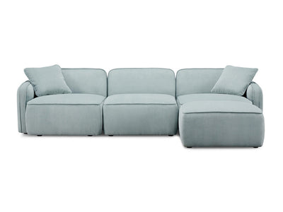 Travie 111.9" Wide Corduroy Velvet Modular Sectional