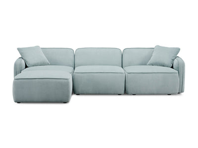 Travie 111.9" Wide Corduroy Velvet Modular Sectional