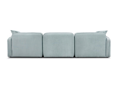 Travie 111.9" Wide Corduroy Velvet Modular Sectional