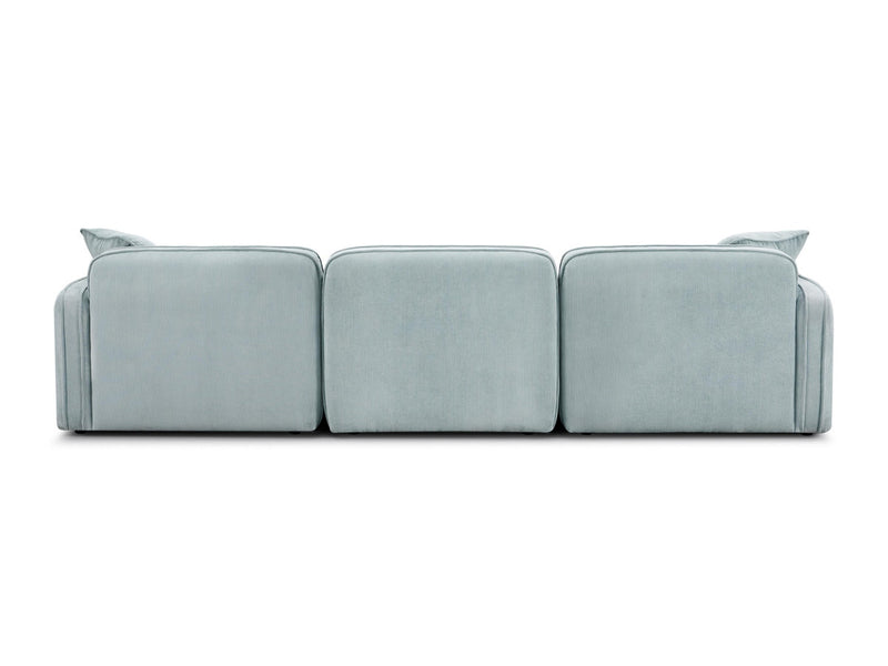 Travie 111.9" Wide Corduroy Velvet Modular Sectional