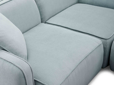Travie 111.9" Wide Corduroy Velvet Modular Sectional