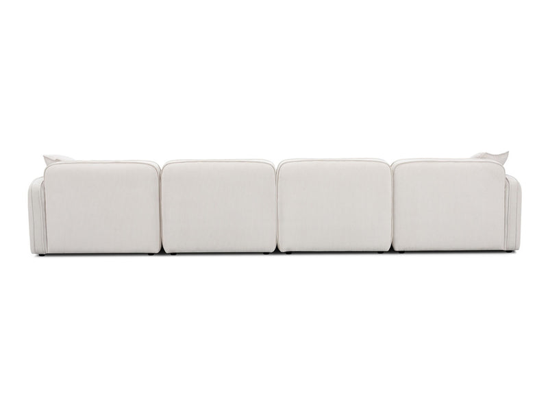 Travie 145.8" Wide Corduroy Velvet Modular U Sectional