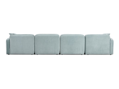 Travie 145.8" Wide Corduroy Velvet Modular U Sectional