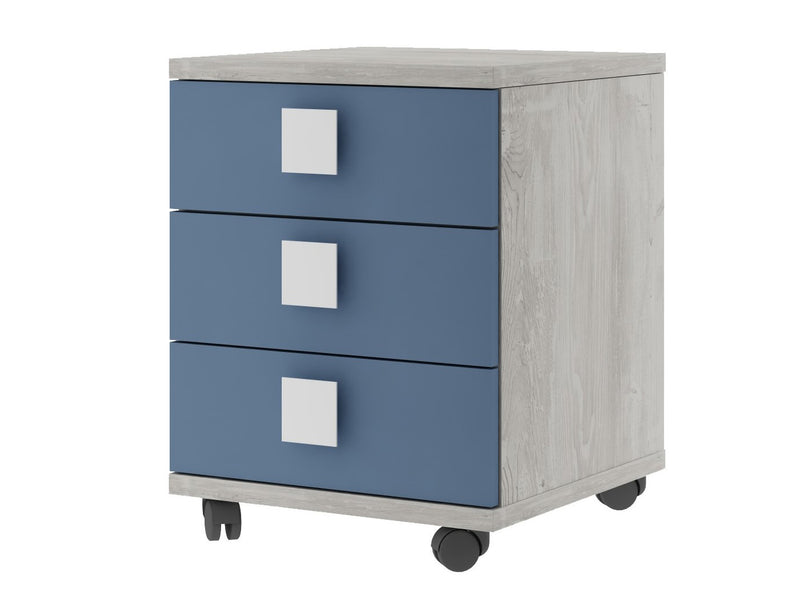 Jazz 23" Tall 3 Drawer Nightstand