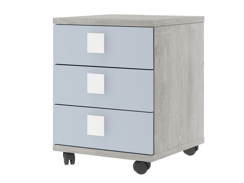 Jazz 23" Tall 3 Drawer Nightstand