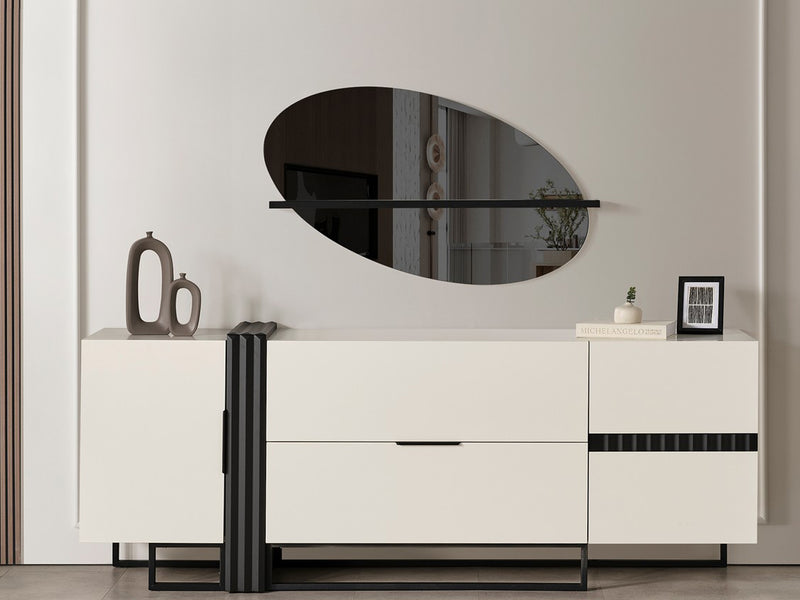 Safir 4 Drawer Buffet With Mirror