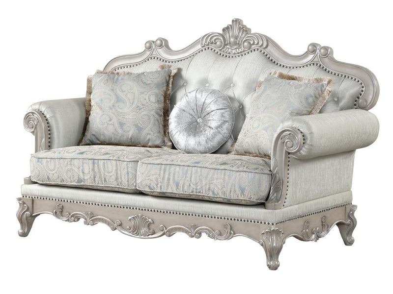 Tuscan 69" Wide Tufted Traditional Loveseat