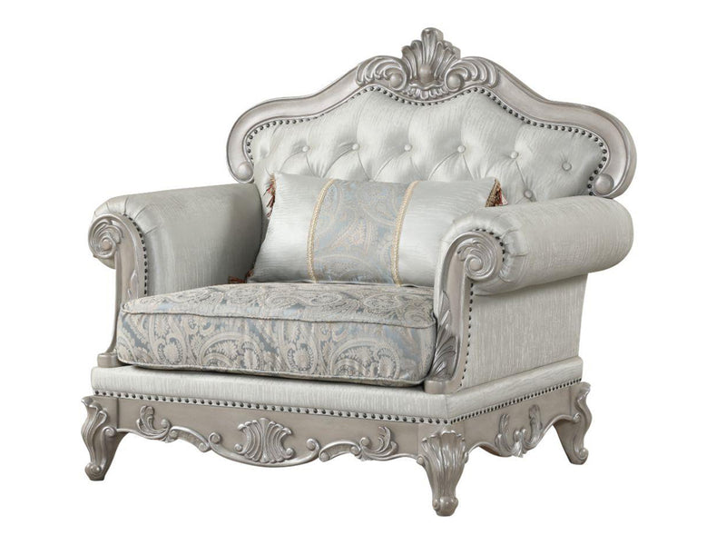 Tuscan 48" Wide Tufted Traditional Armchair