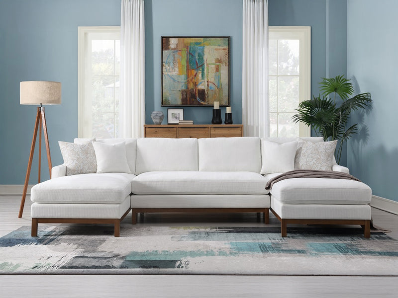 Valiant 128" Wide U Sectional