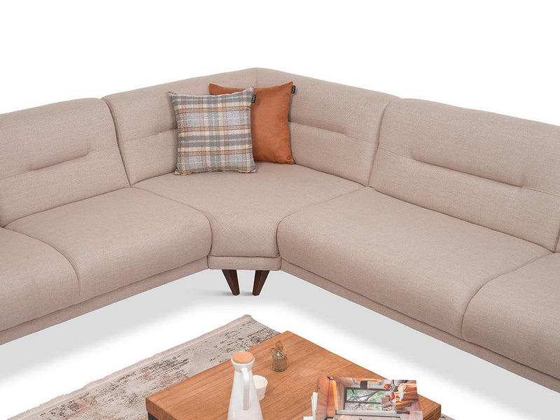 Vegas Ottoman 123.6" / 100.3" Wide Convertible Sectional