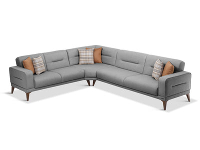 Vegas Ottoman 123.6" / 100.3" Wide Convertible Sectional
