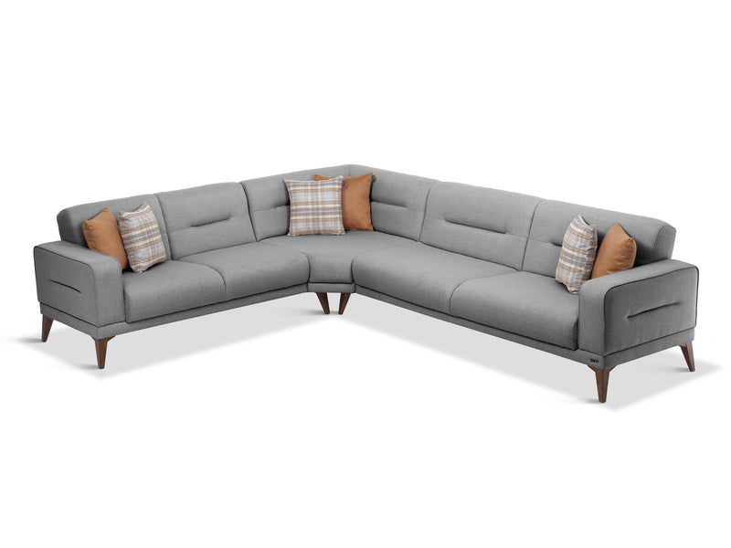 Vegas Ottoman 123.6" / 100.3" Wide Convertible Sectional