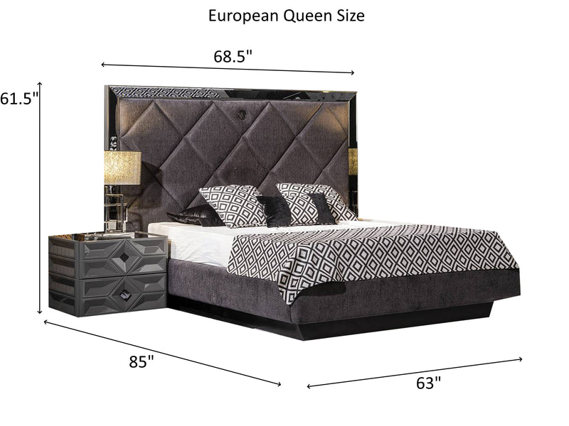 Viona European Platform Bed