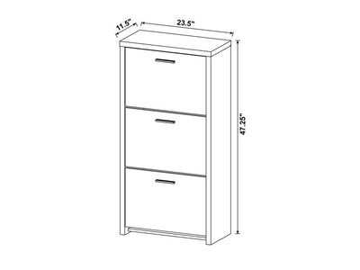 Vivian 23.5" Wide Shoe Cabinet