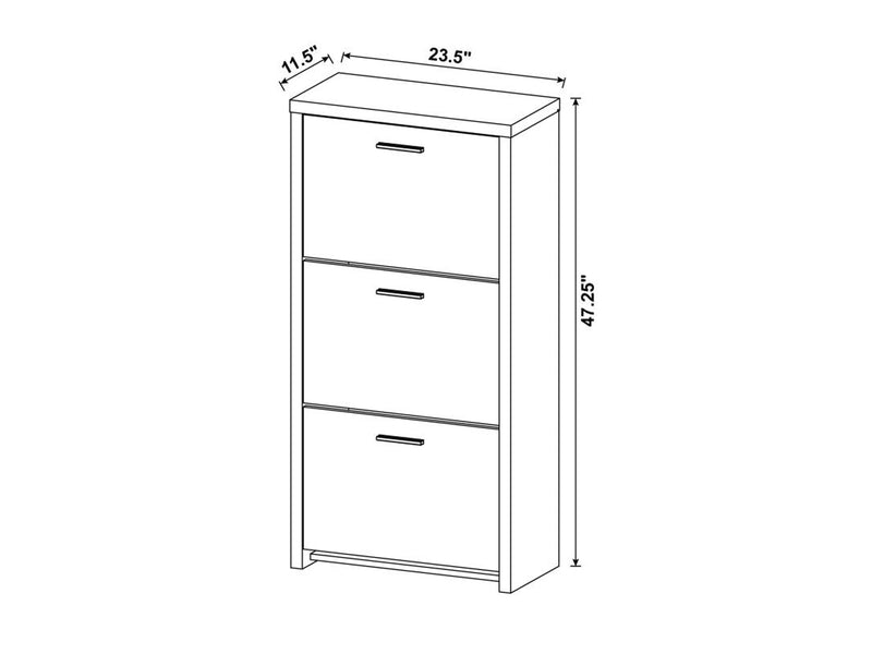 Vivian 23.5" Wide Shoe Cabinet