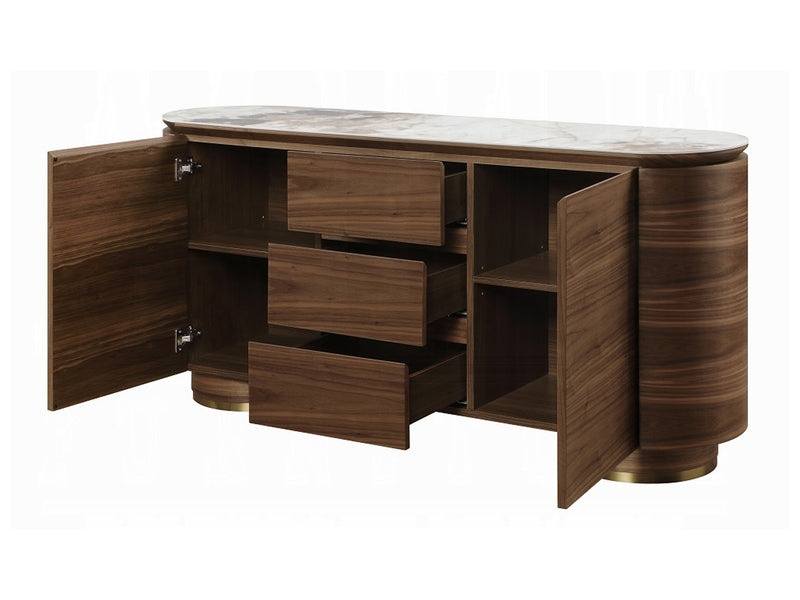 Willene 63" Wide 2 Door 3 Drawer Buffet