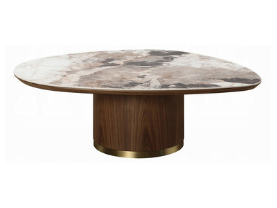 Willene 43" Wide Ceramic Top Coffee Table